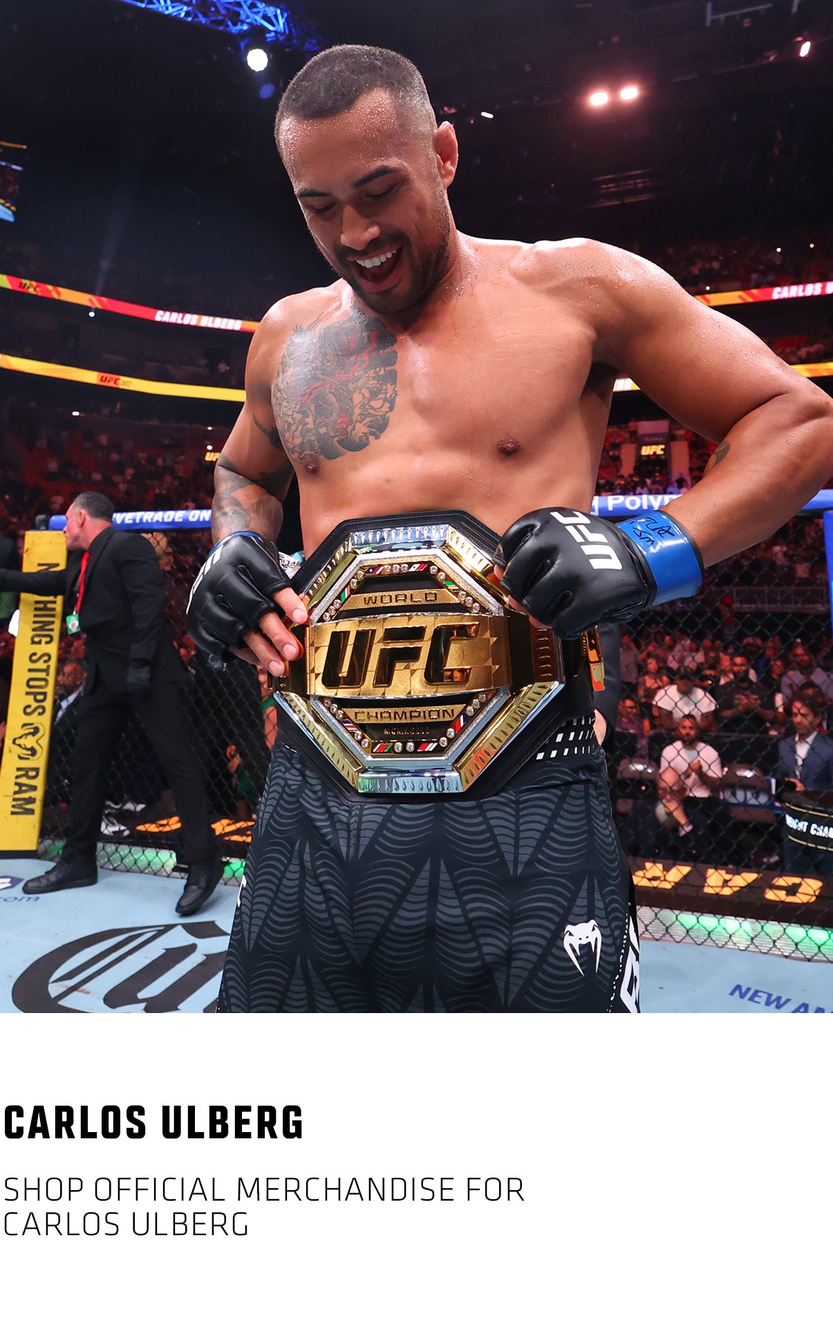 UFC Official ジップアップパーカー オクタゴンロゴスウェット VENUM